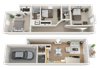 Patriot Pointe 3 Bedroom Townhome Floor Plan